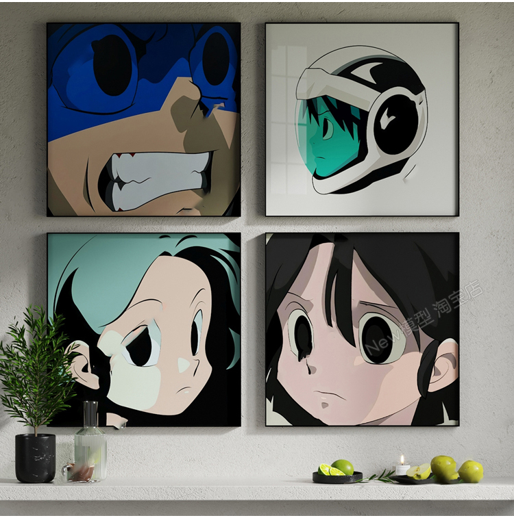 图片[63]-抽象动物装饰画3dmax单体挂画现代中式画板摆件3d模型 库设计素材-cg男孩