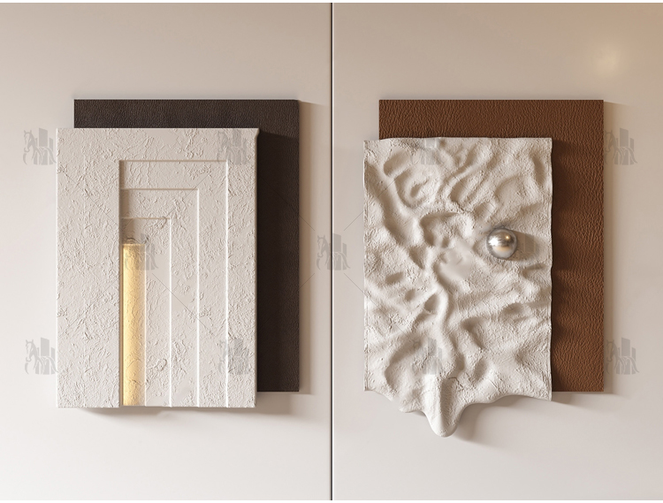 图片[100]-抽象动物装饰画3dmax单体挂画现代中式画板摆件3d模型 库设计素材-cg男孩