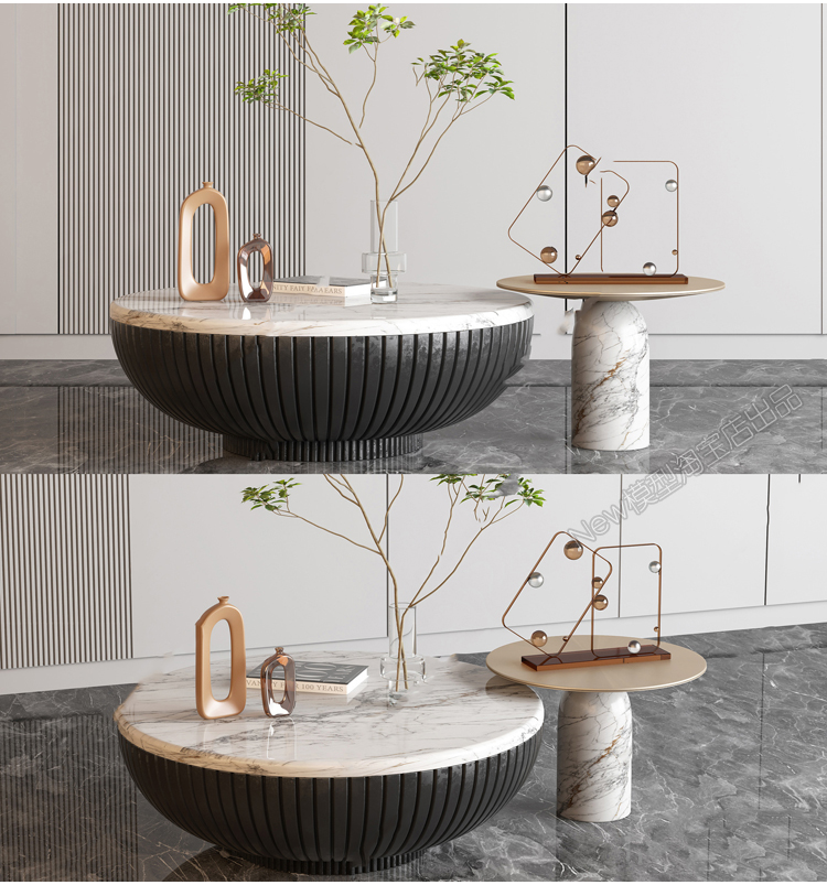 图片[24]-茶几边几3d模型现代轻奢港式金属子母室内软装组合单体3dmax素材-cg男孩