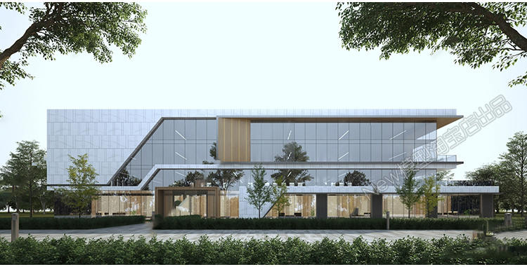图片[12]-办公楼高层写字楼商业外观综合体大楼产业园公寓建筑3D模型3dmax-cg男孩