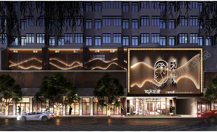图片[44]-2023新款现代新中式日式店面门头门面室外建筑外观3d模型库3dmax-cg男孩
