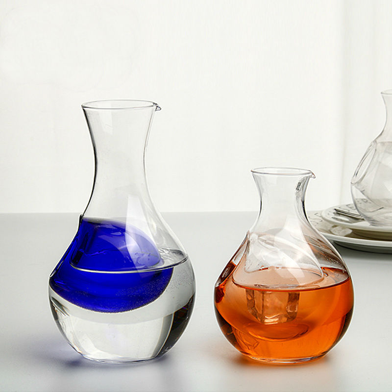 Ice Decanter Wine Decanter Home Wine Jug Foreign Wine Distributor Crystal Glass Clear Wine Bottle Day Style Cuisine Pot Hamster Ice House