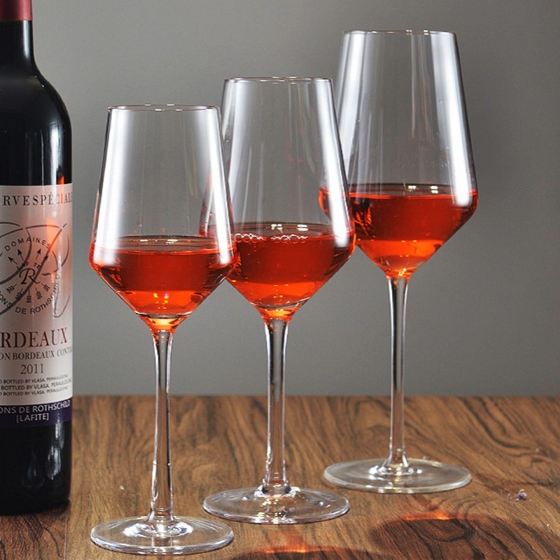 European-style handmade export crystal Bordeaux red wine glass wine set high-footed glass large household white wine glass