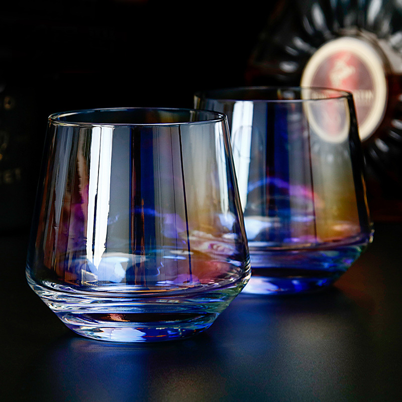 Crystal Glass Whisky Cups Foreign Wine Glasses Beer Glasses Spirits Spirits Cocktail Home Water Glass Subs Big transparent
