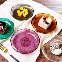 Day-style modern minimalist glass bowls Home Bowls Tray Full Living Room Fruit Pan Glacier Grain sweet Vegetable Salad Bowl