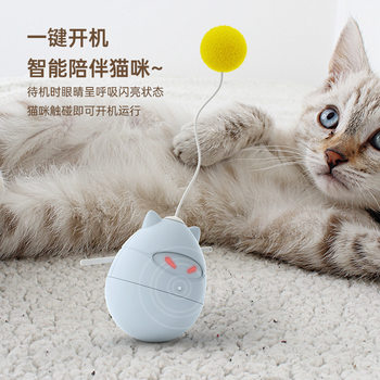 Cat decompression toys amazon new hot-selling tumbler funny cat pet toys pet rotation timed companionship