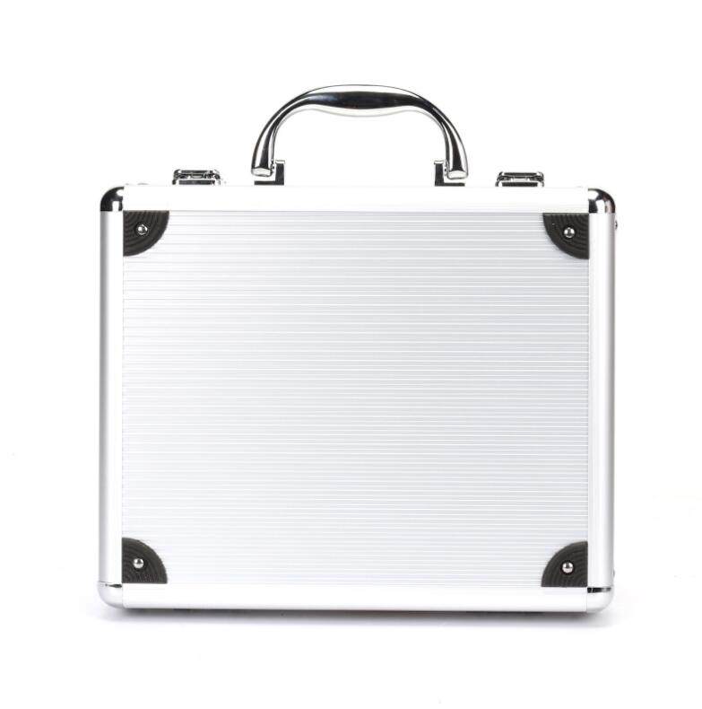 Multifunction portable aluminum alloy password toolbox Insurance Case File Hardware Equipment Instruments Box Air Box