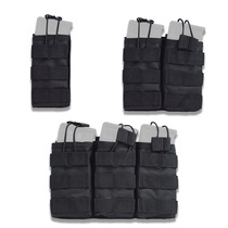 Molle Slouch bag M4AK Triple play Magazo Bag JPC Tactical vest Accessories Bag 5 56 Single-Le