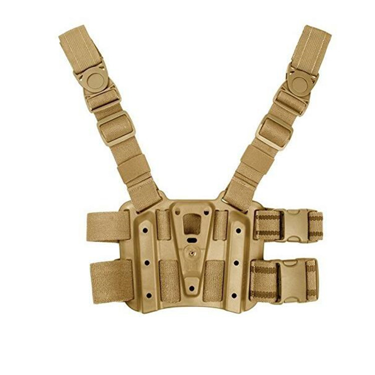 CQC Series Gun Sleeve Leg Plate Hunting Tactical Leg hanging MOLLO tied leg Glock g17 22 1911 M92