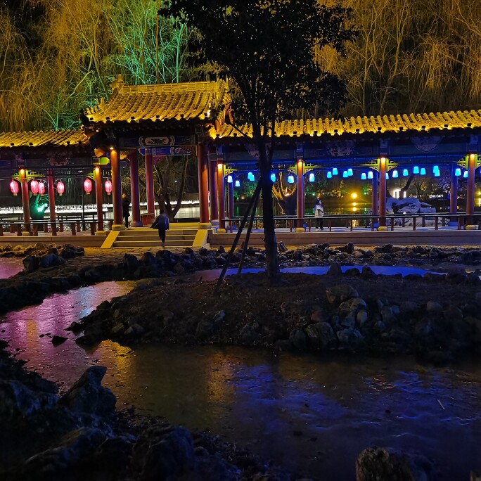 一盏明灯心若莲花随结缘吉祥自在南山小院
