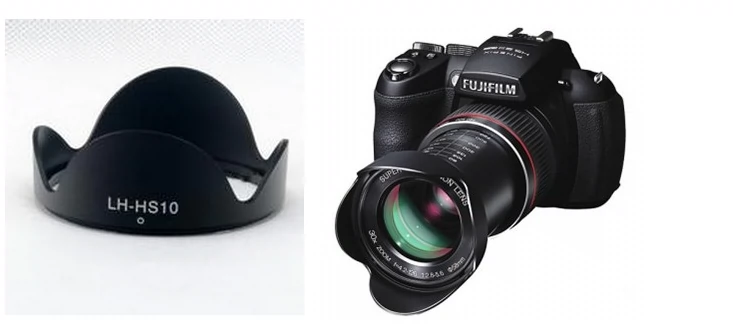 Fuji HS10 HS22 HS25 HS28 HS30 HS35EXR 58mm SLR ống kính camera mui xe - Phụ kiện máy ảnh DSLR / đơn