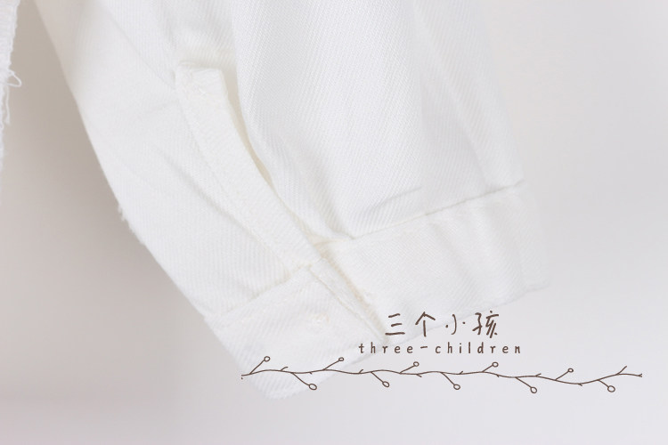 Chemise fille à manche longue en coton - Ref 2084901 Image 16