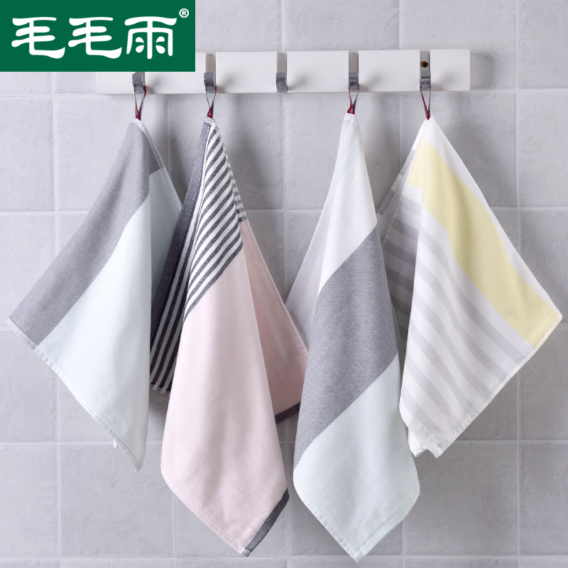 8 small towels female cute cotton wash face household square gauze adult hand towel parapel square facial cleanser