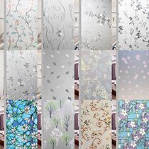 Toilet glass sticker windows Anti-walking light Bathrooms Cling Film Anti-Toilet Frosted Glass Film anti-privacy Home