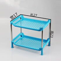 Plastic shelving kitchen multilayer Desktop Desktops Storage Small small mini mini-function Home Family table