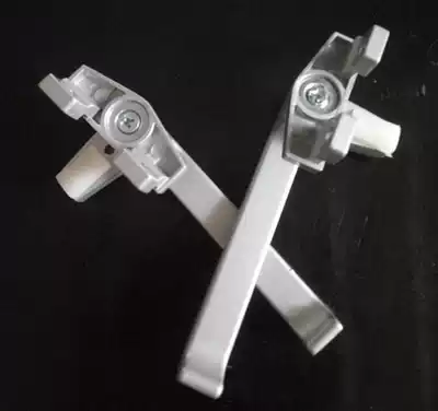 Thickened old-fashioned aluminum alloy window handle 38 color aluminum push window handle lock inside and outside opening window handle 7-character lock