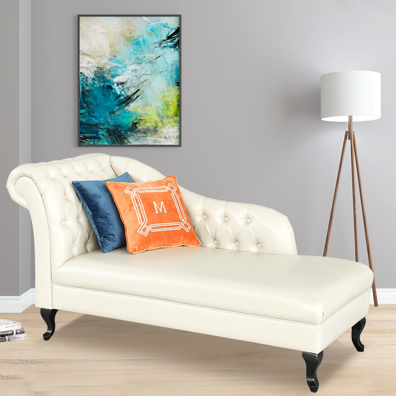 Eurostyle genuine leather Guiffee chair Living room Leisure Guido Princess Bed bedroom balcony Guido Sofa Lying Chair Bull Leather Beauty-Taobao