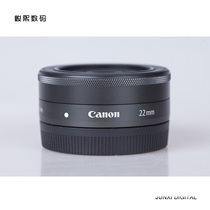 Used Canon EF-M 22mm f2 0 STM large aperture micro single wide angle fixed focus lens exchange recycling