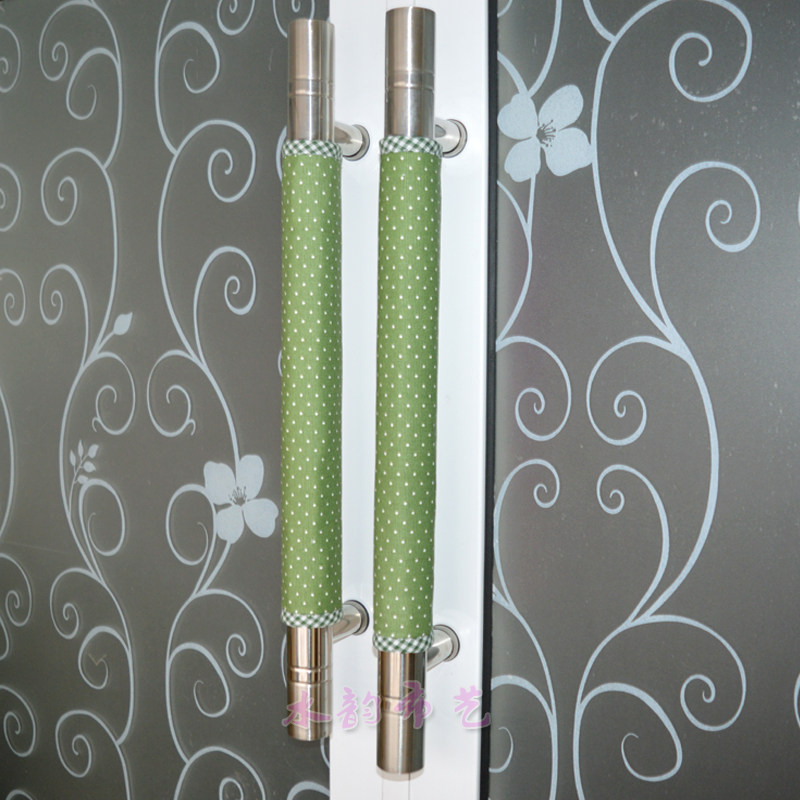 Original anti-collision fabric door handle gloves Refrigerator door handle gloves Glass door pull gloves Sunscreen protective cover a pair