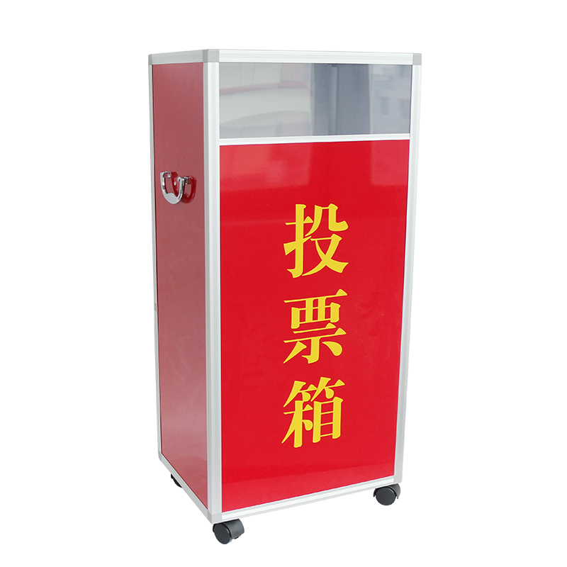 Ballot Box Electoral Box Conference Counting Opinion Box Offering Large Removable Belt Wheel Aluminum Alloy Customizable Reword