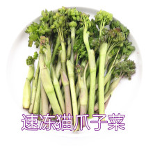 Changbai mountain wild vegetables fresh frozen cat paw vegetables five claws vegetable dipped Pickles 500g Full 2 servings