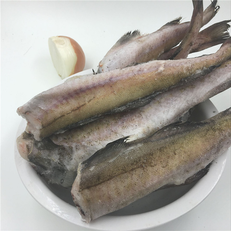 Yanbian frozen fresh pollock head and visceral cod baby food without small thorns 8 pounds of multi-ground package