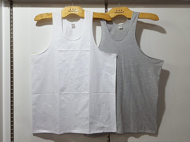 Của nam giới vest 100% cotton jersey vest rào cản ông già của cũ áo cộng với phân bón XL mùa hè lỏng lẻo