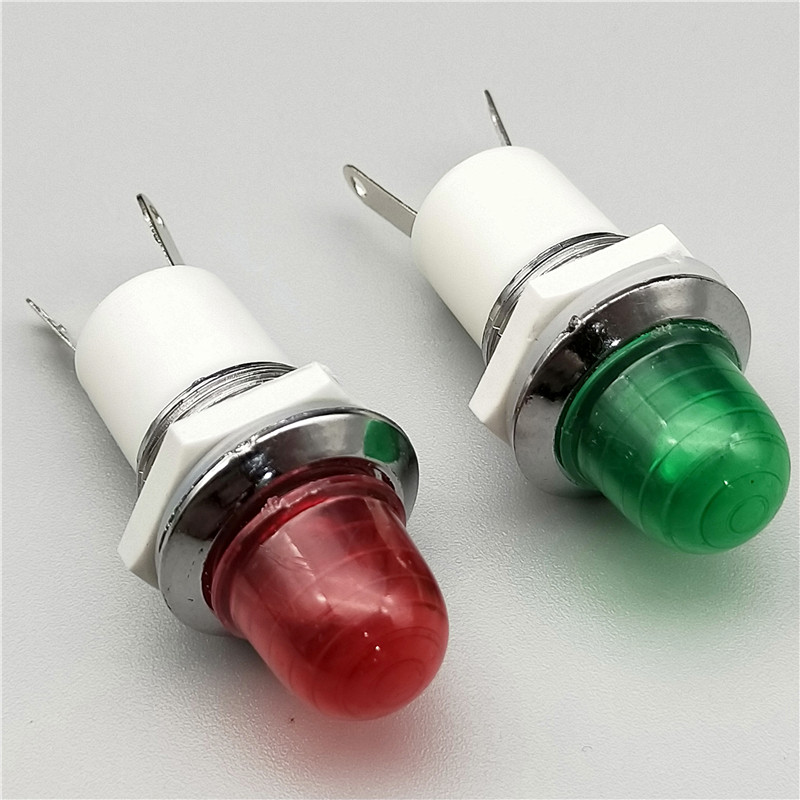 16mm Power signal indicator XD0 XD1 DH16 6V 12V 24V Round hole Non-LED Red green