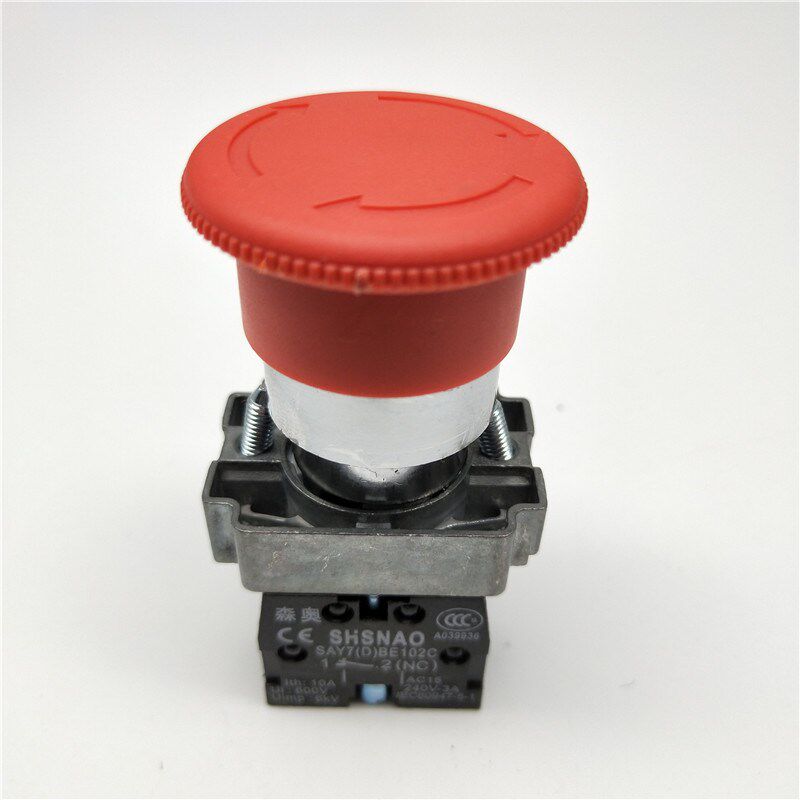 Senao XB2-BS542C ZB2BZ102C ZB2BS54C self-locking emergency stop button switch 1 normally closed