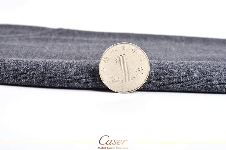 Caesar caser nam hai lớp quần ấm eo cao co giãn Maya Bi ấm áp lông cashmere dày quần sợi quần giữ nhiệt nhung nam