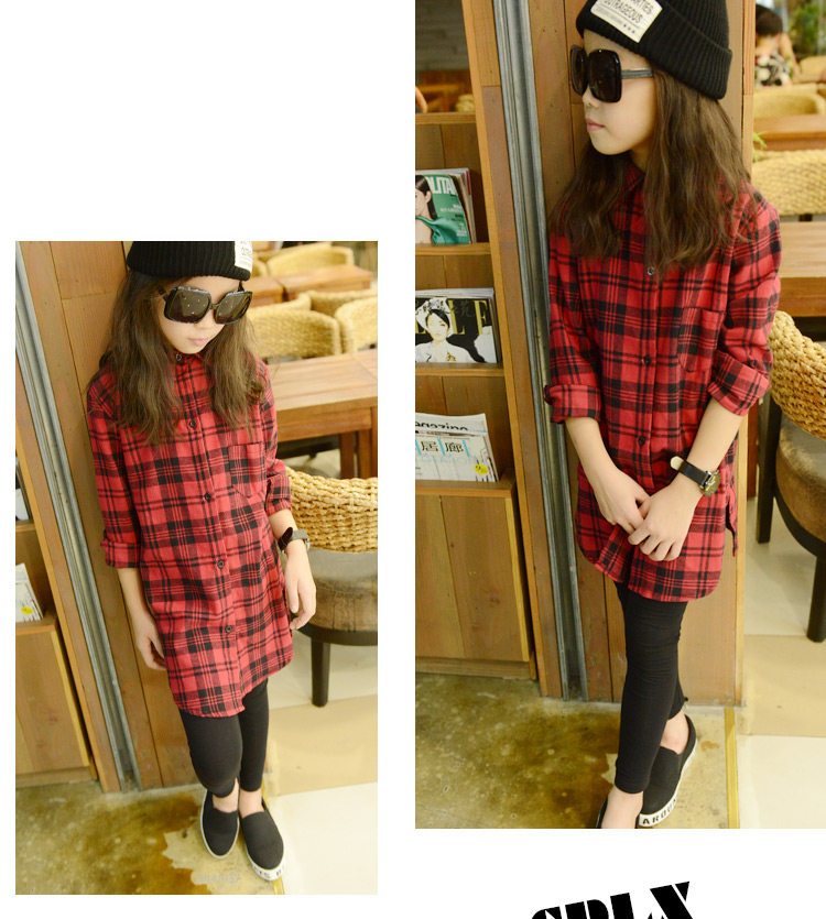 Chemise fille à manche longue - Ref 2084982 Image 14