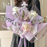 DIY креативная полая художественная бумага, оберточная бумага для цветов, оберточная бумага для букета, цветочная бумага, подарок для цветочного магазина [бумага сакуры]