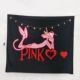 Màu hồng lưới màu đỏ Bắc Âu vải nền treo kỳ lân flamingo giấc mơ bắt tấm thảm treo tường vải
