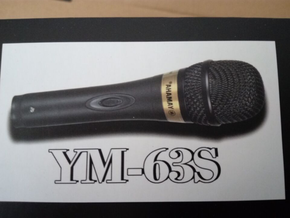 Yamaha Yamaha YM-63S wired microphone KTV conference original microphone karaoke home computer microphone