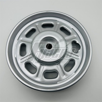 Moped scooter accessories steel rim wheel frame Haomai GY650 four-stroke 50 Dayang Paopao 50 rear hub