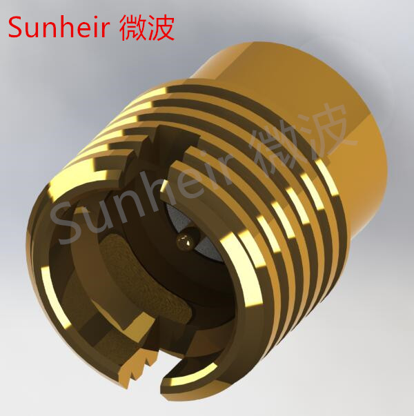 High - quality SMP glass sintering connector High - frequency gold - plated gas - dense Sunheir microwave