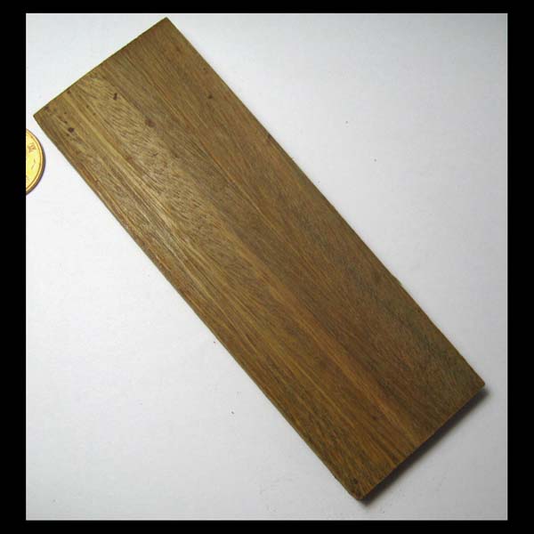 Log Plate Material HM6755BB5 * Green Sandalwood Log Wood * Sign Stock (12cm67g)