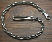 Hand-made custom 316 titanium steel stainless steel Three-dimensional heavy weight pants chain waistband chain chain metal chain Harley