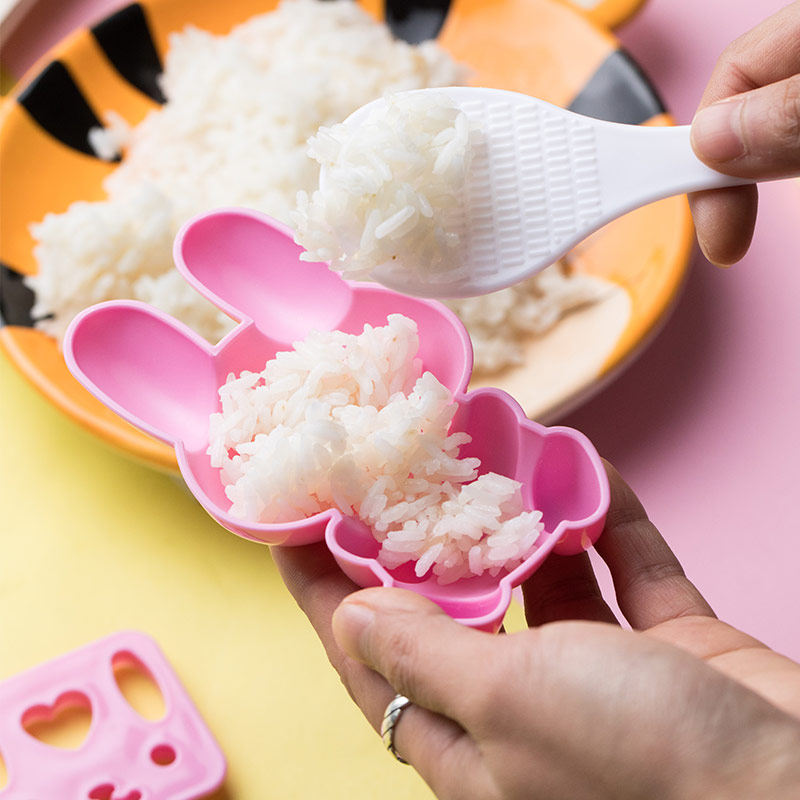 Baby Animal Cartoon Cooking Group Rice Mold Cute and Creative Children's Kit Kit as iy Bunny Tool