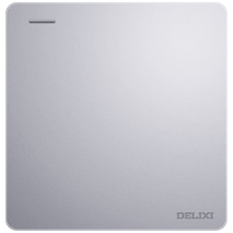 Delixi type 86 concealed household switch socket panel one-on multi-control switch single-on three-control central control switch