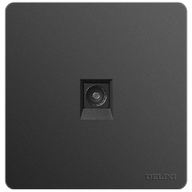 Delixi switch socket cable TV socket closed circuit TV cable TV socket panel