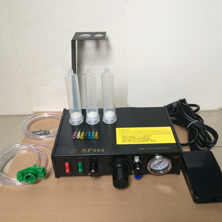 Manufacturer Direct 982 Glue Dispenser Silicone Red Gum Black Glue Gluing Machine Simple Drip Glue Machine UV Glue Special Point Glue