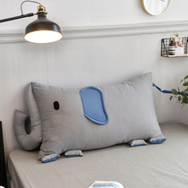 Pure cotton ins cartoon childrens pillow boys girls girls removable and washable bedside sleeping pillow cushion toy gift