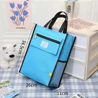 Двусторонний карман -синий n106 -В, вы можете положить A4 Paper