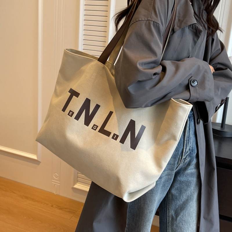 Designer Canvas Bag for Women 2026 New Tote Bag Commuter Bag Women's Large Capacity Shoulder Tote Bag Designer Canvas Bag for Women 2026 New Tote Bag Commuter Bag Women's Large Capacity Shoulder Tote Bag