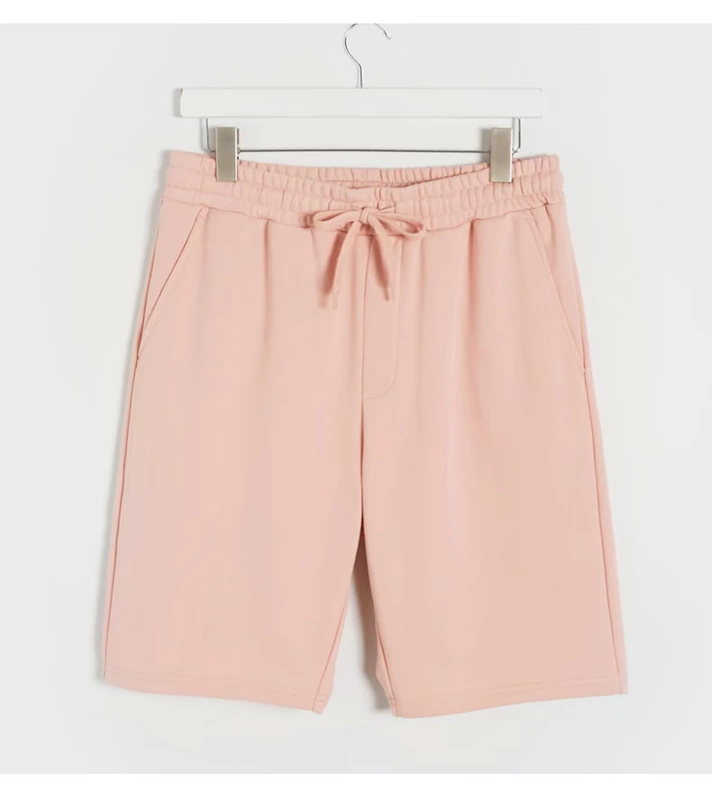 C & A thun dây rút eo dệt kim quần short thể thao terry cotton Quần short Bermuda CA200205418
