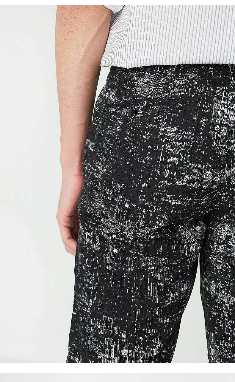 C & A quần zip nam đơn giản 2018 cotton mùa hè in quần short Bermuda CA200205447 quần ngố nam