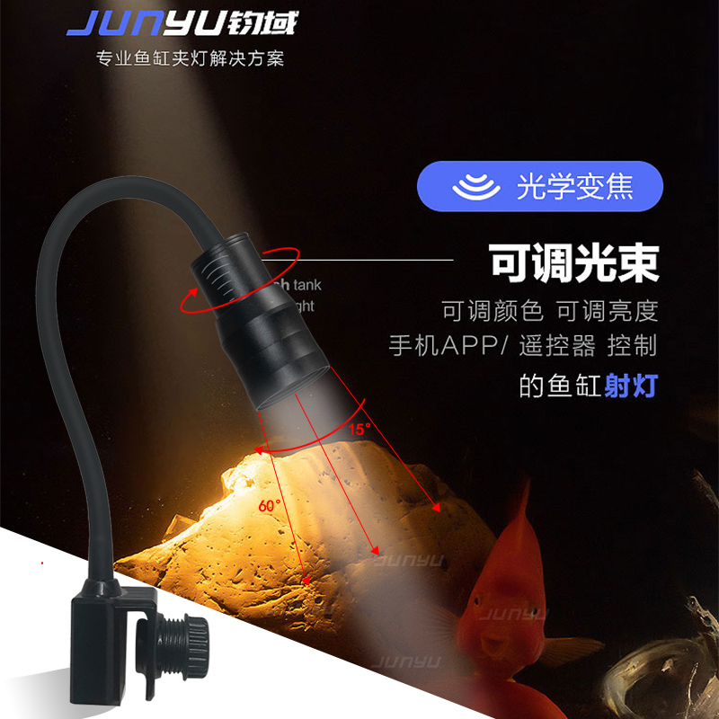 FISH TANK LAMP LED LIGHT SOUTH AMERICAN FISH TANK SPOTLIGHT WATER GRASS LAMP FULL SPECTRUM SMALL CLIP LAMP SPECIAL TRICOLOUR LAMP LIGHTING D