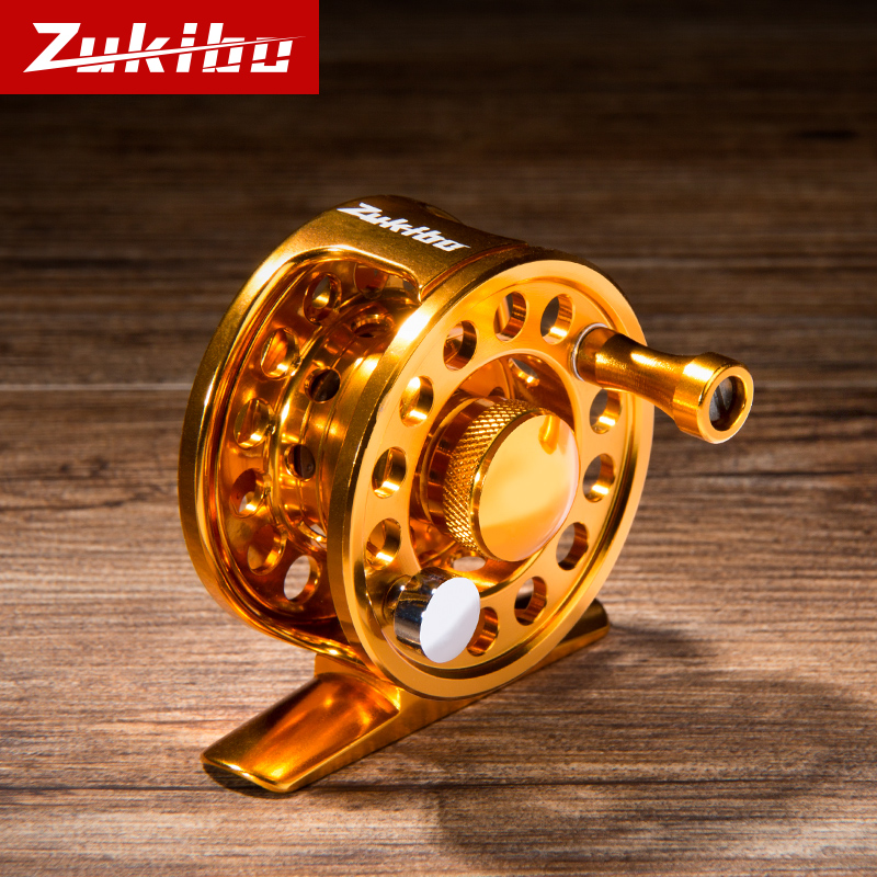 Zhizunfang All-metal mini ice fishing wheel Special price Ultra-light front wheel Ice fishing equipment supplies Winter fishing line wheel