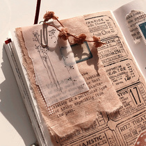 Imperial Rain Much Studio Japan Imported Onion Paper Retro Thin Hand Tent Collage Base Material Paper to sign paper